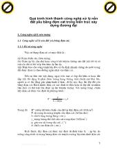 Quá trình hình thành công nghệ xử lý nền đất yếu bằng đệm cát trong kiến trúc xây dựng đương đại