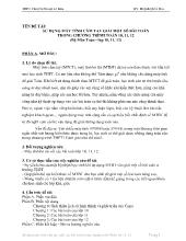 Sử dụng máy tính cầm tay giải một số bài toán trong chương trình toán 10,11,12