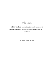 Tiểu luận Đánh giá thực trạng áp dụng bộ tiêu chuẩn trách nhiệm xã hội về lao động SA8000 tại công ty cổ phần 565