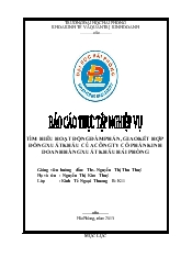 Tìm hiểu hoạt động đàm phán, giao kết hợp đồng xuất khẩu của công ty cổ phần kinh doanh hàng xuất khẩu Hải Phòng