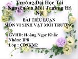 Tìm hiểu về cấu tạo, đặc điểm sinh học của virut? Vai trò của virut đối với môi trường và con người? Những yếu tố MT có ảnh hưởng tới sự phát triển của virut? Các phương pháp hạn chế sự sâm nhập, sự lan truyền và tác hại của virut.