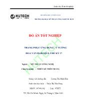 Trang phục ứng dụng, ý tưởng hoa văn Baroque- Thế kỷ 17
