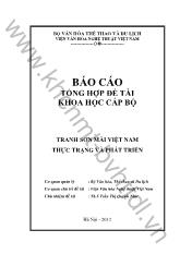 Tranh sơn mài Việt Nam thực trạng và phát triển