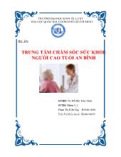 Trung tâm chăm sóc sức khỏe người cao tuổi An Bình