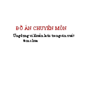 Ứng dụng vi khuẩn latic trong sản xuất tôm chua