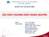 Cấu trúc thương hiệu Trung Nguyên