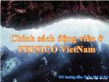 Chính sách động viên ở PEPSICO VietNam