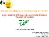 Đánh giá sức mạnh và hình ảnh/ ấn tượng các thương hiệu chính Tropicana Twister