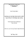 Đánh giá thành tích nhân viên tại công ty tin học Đà Nẵng