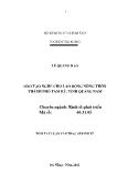Đào tạo nghề cho lao động nông thôn thành phố Tam Kỳ, tỉnh Quảng Nam