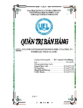Đề tài Mâu thuẫn trong kênh phân phối của công ty trách nhiệm hữu hạn dược phẩm Gia Phú