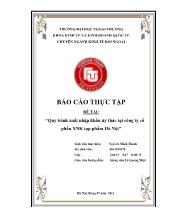Đề tài Quy trình xuất nhập khẩu ủy thác tại công ty cổ phần xuất nhập khẩu tạp phẩm Hà Nội