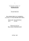Hoạch định chiến lược marketing tại công ty cổ phần kim khí miền Trung