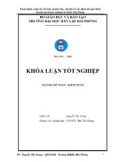 Hoàn thiện công tác kế toán doanh thu, chi phí và xác định kết quả kinh doanh tại doanh nghiệp tư nhân Mai Hưng