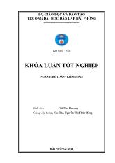 Hoàn thiện công tác kế toán doanh thu, chi phí và xác định kết quả kinh doanh tại công ty TNHH thương mại Vũ Long