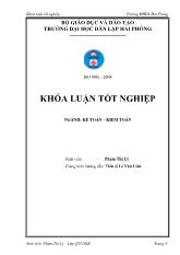 Hoàn thiện công tác kế toán doanh thu, chi phí và xác định kết quả kinh doanh tại công ty cổ phần nhựa Hyphen