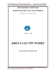 Hoàn thiện công tác kế toán doanh thu, chi phí và xác định kết quả kinh doanh tại Công ty trách nhiệm hữu hạn Thương mại Dịch vụ Nam Cường