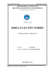 Hoàn thiện công tác kế toán doanh thu, chi phí và xác định kết quả kinh doanh tại công ty cổ phần Khánh Hội