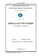 Hoàn thiện công tác kế toán doanh thu, chi phí và xác định kết quả kinh doanh tại công ty TNHH thương mại Hương Giang