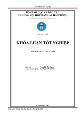 Hoàn thiện công tác kế toán doanh thu, chi phí và xác định kết quả kinh doanh tại công ty TNHH sản xuất & kinh doanh mút xốp Việt Thắng