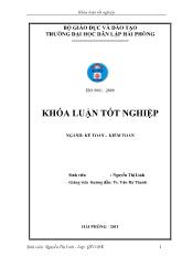 Hoàn thiện công tác kế toán tập hợp chi phí sản xuất và tính giá thành tại công ty cổ phần thương mại - xây dựng Thái Sơn
