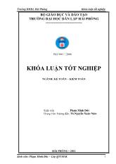 Hoàn thiện công tác kế toán tập hợp chi phí và tính giá thành sản phẩm tại công ty cổ phần xây dựng số 3 Hải Phòng