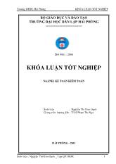 Hoàn thiện công tác kế toán tiền lương và các khoản trích theo lương tại xí nghiệp cơ khí hàng hải miền Bắc