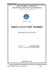 Hoàn thiện công tác kế toán vốn bằng tiền tại công ty cổ phần thương mại đầu tư Vân Long CDC