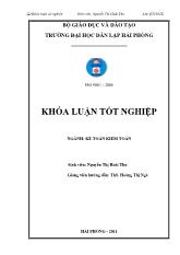 Hoàn thiện công tác lập, đọc và phân tích bảng cân đối kế toán tại công ty trách nhiệm hữu hạn xây dựng Dũng Huy