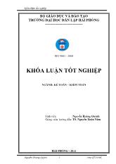 Hoàn thiện công tác tổ chức kế toán nguyên liệu, vật liệu tại Công ty Cổ phần Việt Thịnh