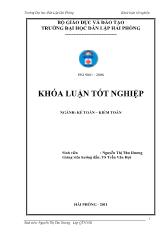 Hoàn thiện tổ chức công tác kế toán doanh thu, chi phí và xác định kết quả kinh doanh tại doanh nghiệp tƣ nhân trọng thiện
