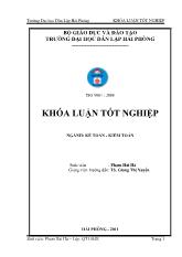 Hoàn thiện tổ chức kế toán chi phí sản xuất và tính giá thành sản phẩm tại công ty TNHH sản xuất kinh doanh Minh Phượng
