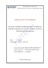 Kế toán tập hợp chi phí sản xuất và tính giá thành sản phẩm tại công ty cổ phần sản xuất thương mại may Sài Gòn