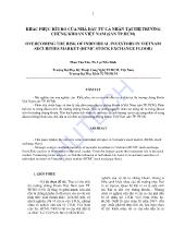 Khắc phục rủi ro của nhà đầu tư cá nhân tại thị trường chứng khoán Việt Nam (Sàn thành phố Hồ Chí Minh)