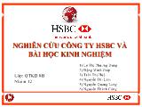 Nghiên cứu công ty HSBC và bài học kinh nghiệm