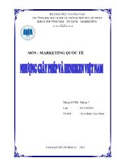 Nhượng giấy phép và Heneken Việt Nam