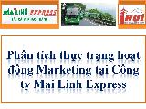 Phân tích thực trạng hoạt động Marketing tại Công ty Mai Linh Express