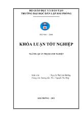 Phân tích tình hình tài chính và một số biện pháp nhằm cải thiện tình hình tài chính của công ty TNHH 1 thành viên thương mại dịch vụ và xuất nhập khẩu Hải Phòng