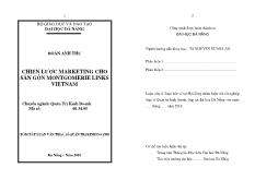 Chiến lược marketing cho sân gôn Montgomerie Links VietNam