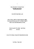 Đo lường chất lượng dịch vụ thẻ tại ngân hàng đầu tư và phát triển Việt Nam chi nhánh Đà Nẵng
