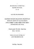 Giải pháp mở rộng hoạt động thanh toán tín dụng chứng từ tại ngân hàng nông nghiệp và phát triển nông thôn chi nhánh thành phố Đà Nẵng