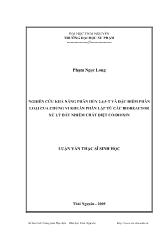 Nghiên cứu khả năng phân hủy 2,4,5-T và đặc điểm phân loại của chủng vi khuẩn phân lập từ các bioreactor xử lý đất nhiễm chất diệt cỏ/dioxin