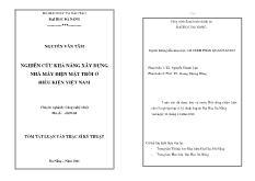 Nghiên cứu khả năng xây dựng nhà máy điện mặt trời ở điều kiện Việt Nam