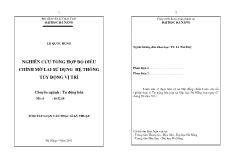 Nghiên cứu tổng hợp bộ điều chỉnh mờ lai sử dụng hệ thống tùy động Vị Trí