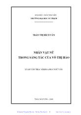 Nhân vật nữ trong sáng tác của Võ Thị Hảo