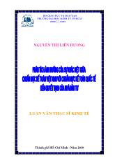 Phân tích ảnh hưởng của sự khác biệt giữa chuẩn mực kế toán Việt Nam với chuẩn mực kế toán quốc tế đến quyết định của nhà đầu tư