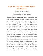 Luật tục Ê Đê: nhìn từ góc độ văn hóa pháp lý