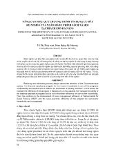 Nâng cao hiệu quả chương trình tín dụng ưu đãi hộ nghèo của ngân hàng chính sách xã hội tại thành phố Đà Nẵng