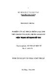 Nghiên cứu kỹ thuật phân loại ảnh viễn thám ứng dụng trong giám sát hiện trạng sử dụng đất đai
