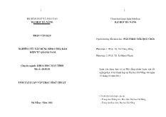 Nghiên cứu xây dựng kho công báo điện tử Quảng Nam